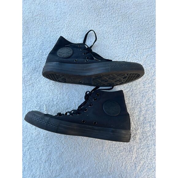 $75 Chuck Taylor All Star Canvas Black Monochrome Size 8.5 main image 5